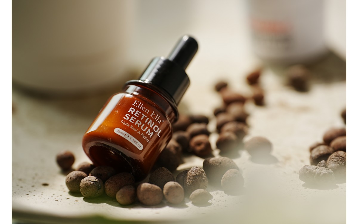 ELLEN ELLA Triple Retinol Anti Aging and Firming Face Serum