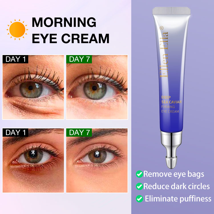 ELLEN ELLA Gold Iron & Silver Iron Eye Cream-Remove Dark Circles, Eye Bags, Wrinkles in 7 Days - Buy now get eye care massager as freebie