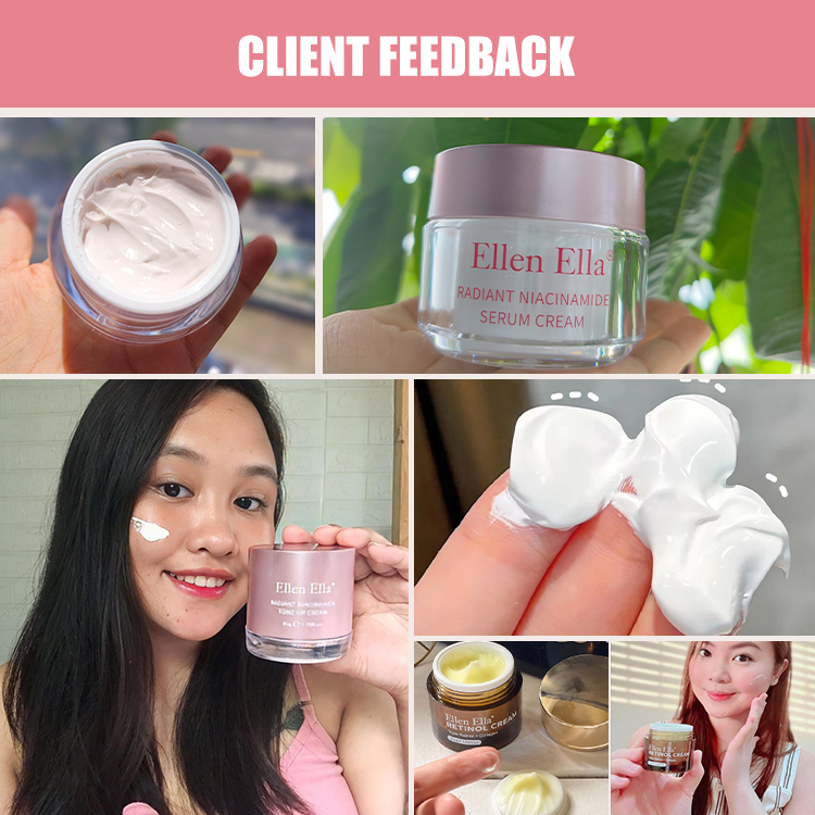 BUY NOW GET GINSENG SOAP FREE-ELLEN ELLA GlowCycle Cream Combo -Niacinamide Cream for Morning Boost, 3-in-1 Tone up Cream for Day Glow, Retinol Cream for Night Renew - Get rid of dull and aging skin