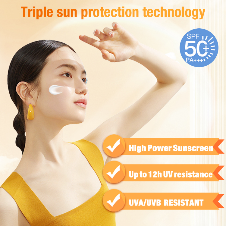 Ellen Ella New Upgrade Tone Up Sunscreen-SPF50 + PA+++,Naturel brightening,12 hours sun protection-Safety and environmental protection-buy 1 take 1